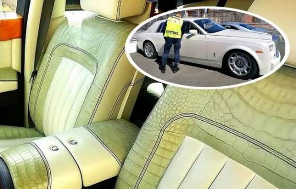Italy Customs Seizes Rolls-Royce Phantom Because Of Its Crocodile Skin Interior - autojosh