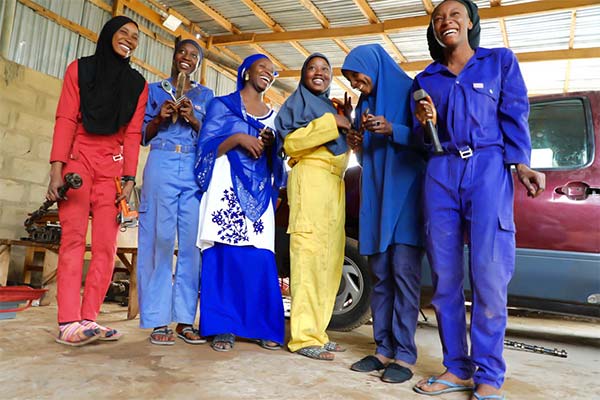 Pictorial Happening At The Recently Inaugurated First Female Auto Mechanic In Sokoto - autojosh 