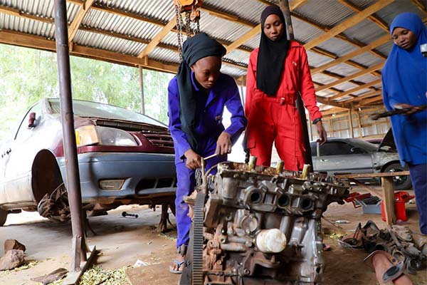 Pictorial Happening At The Recently Inaugurated First Female Auto Mechanic In Sokoto - autojosh