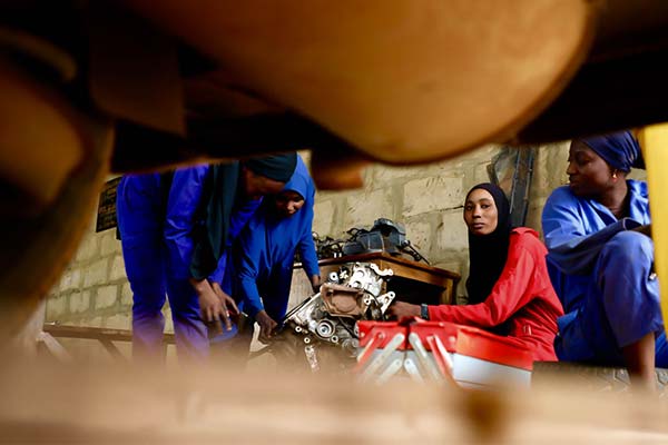 Pictorial Happening At The Recently Inaugurated First Female Auto Mechanic In Sokoto - autojosh 