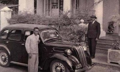 Throwback: Sir Kitoye Ajasa, The First Nigerian To Be Knighted, Posing With His Car In Lagos - autojosh