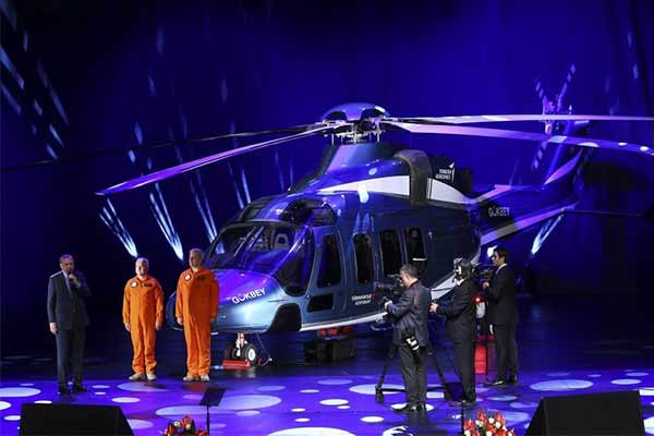 Turkey Unveils 1st Locally-made Helicopter, To Go Full-Scale Testing - autojosh