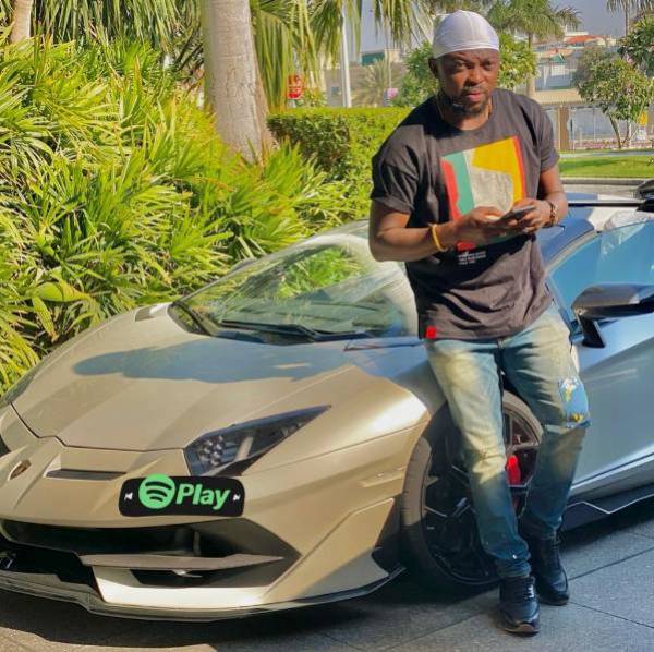 Actor Kola Adeyemi Poses With Lamborghini Aventador - autojosh 