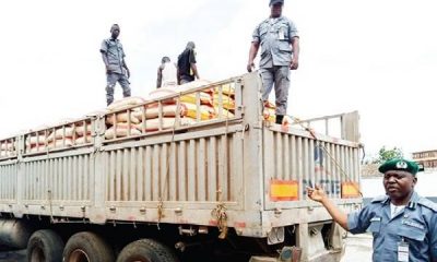Ogun Customs Seizes Dangote Truck With 600 Smuggled Rice, Records Seizures Worth N189m In April - autojosh