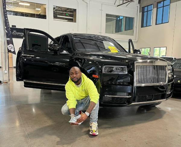 First Pictures : Davido's ₦350 Million Rolls-Royce Cullinan Has Finally Arrived In Nigeria - autojosh 