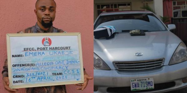 EFCC Arrests Human Organs Trafficker In PH, Recovers Lexus SUV, Phones - autojosh