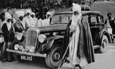 Emir of Kano Abdullahi Bayero Posing With His Morris 8 Gift In 1935 - autojosh