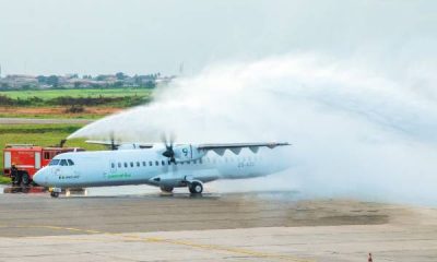 Green Africa Airways Takes Delivery Of One Of Its First ATR 72-600 In Lagos - autojosh