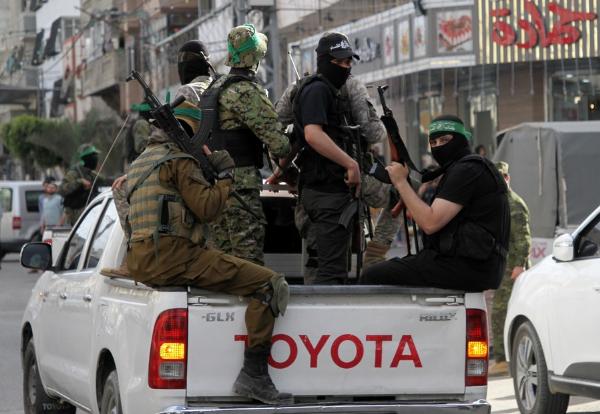 Hamas Rides On Toyota Hilux Trucks During Military Parade To Show Off Force, After Ceasefire With Israel - autojosh 