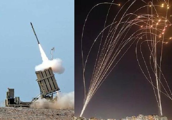 Israel "IRON DOME" System Intercepting Multiple Inbound Missiles Fired From Palestine - autojosh