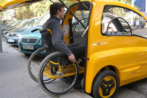 Meet kenguru, The World's 1st Electric Car For Wheelchair Users