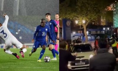 N'golo Kanté Going Home In His MINI Cooper After Helping Chelsea To Defeat Real Madrid - autojosh