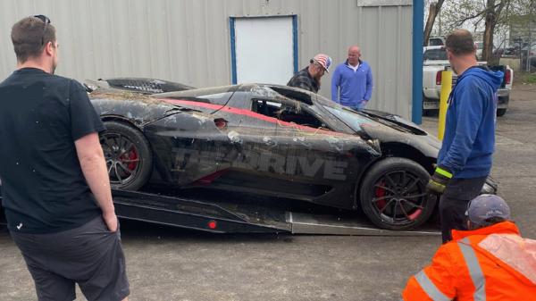 Top-speed Record-holding SSC Tuatara Wrecked After Car-Carrier Ferrying $1.9m Hypercar Tipped Over - autojosh