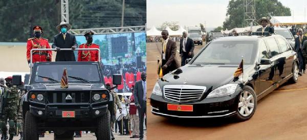 Museveni Rides In Open-topped SUV As 76-year-old Gets Sworn In For 6th Term As Ugandan President - autojosh