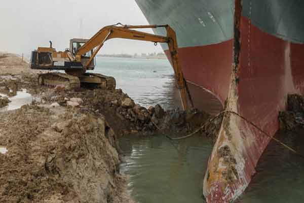 Cargo Vessel Ever Given That Blocked Suez Canal, Is Ground Again (PHOTOS)