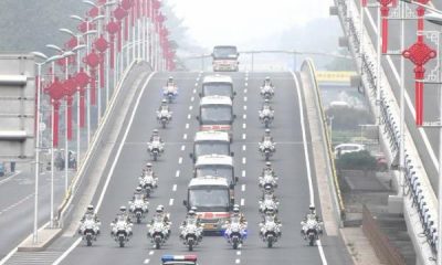 Ahead Of 100th Anniversary, Check Out The Motorcade Carrying Recipients Of China's Highest Honor - autojosh