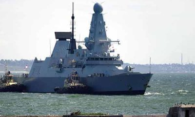 Russia Fires Warning Shots At British Warship To Chase It Out Of Its Waters - autojosh