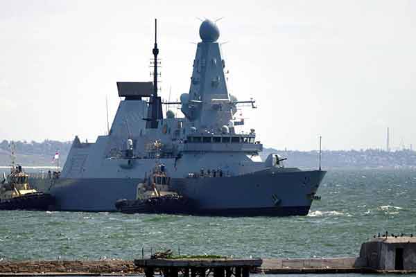 Russia Fires Warning Shots At British Warship To Chase It Out Of Its Waters - autojosh