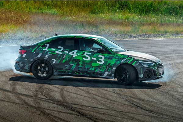 The 2022 Audi RS3 Comes With A 395HP Inline Turbo 5 Cylinder Engine And An Amazing Drift Mode