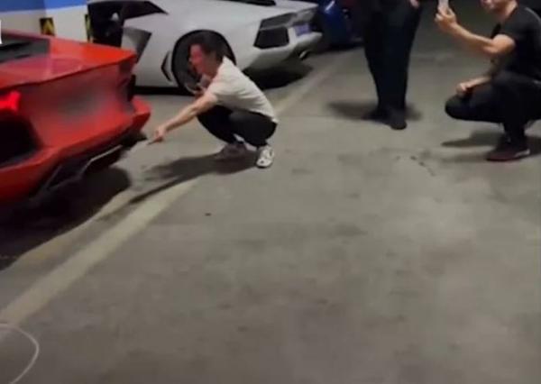 Chinese Man Grills Meat With Flames From Lamborghini Exhaust Pipe, Sets Engine On Fire - autojosh 