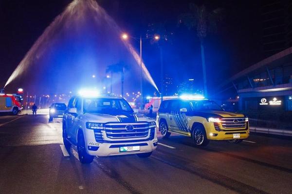 Water Salute : Dubai Toyota Dealership Delivers 2022 Land Cruiser LC 300 To 50 Customers In Style - autojosh 