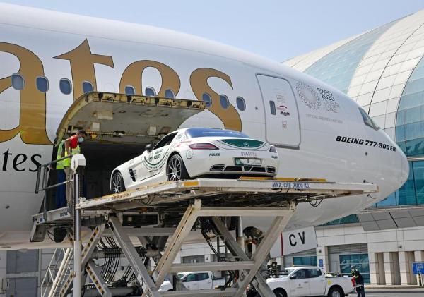 Dubai Police Flies Its Mercedes-Benz SLS AMG Supercar To Italy For Classic Car Race - autojosh 