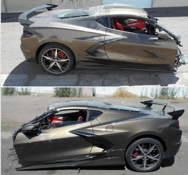 Engine, Other Parts Salvage From A Crashed 2020 Chevrolet C8 Corvette Are Up For Sale - autojosh