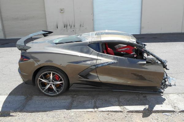 Engine, Other Parts Salvage From A Crashed 2020 Chevrolet C8 Corvette Are Up For Sale - autojosh 