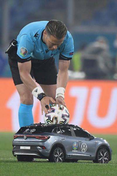 Euro 2020 Begins In Style After Matchball Was Delivered By VW Remote Controlled Car - autojosh 