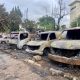 Photos : Three Dead, 13 Injured, 22 Vehicles Razed As Gas Tanker Explodes In Ikeja, Lagos - autojosh