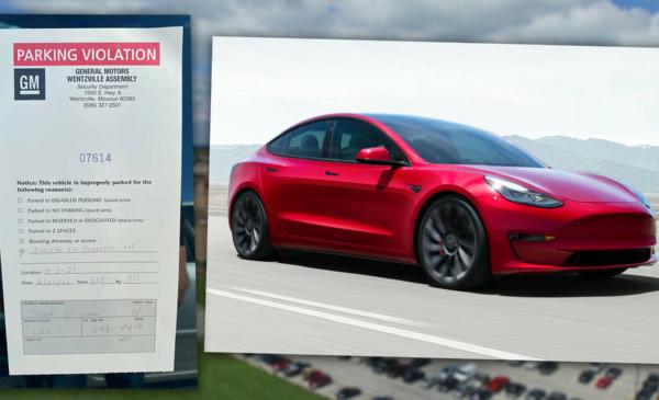 Tesla Driver Gets A Ticket At GM Plant For Parking A “Foreign Car In Domestic Lot” - autojosh