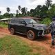 Gov. Godwin Obaseki's Official Car Bulletproof LX 570 SUV Stuck In Mud In Edo State - autojosh