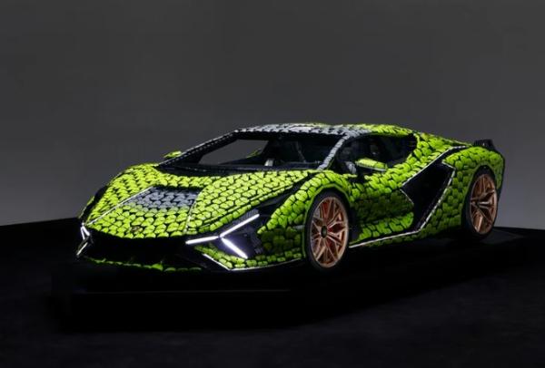 Life-size LEGO Lamborghini Sian Unveiled, Took 8,660 Hours To Make, Consists Of 400K LEGOs - autojosh 
