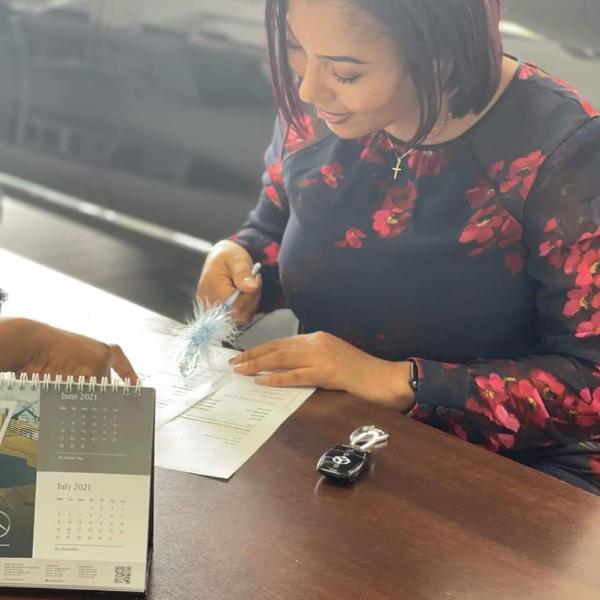 Mercedes Congratulates First Ghanaian Lady To Buy And Drive 2021 AMG GLE 53 4M+ Coupe - autojosh 