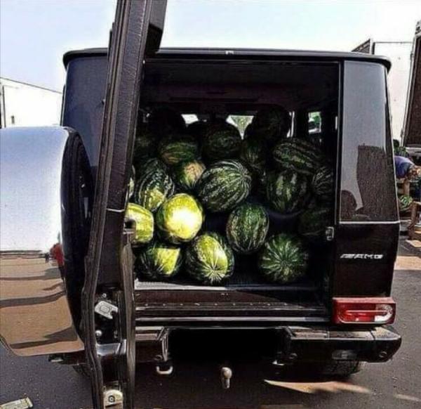 Mercedes G-Wagon SUVs Used For Selling Watermelons And Potatoes Attracts Massive Customers - autojosh