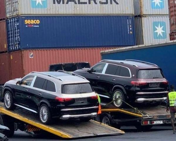 Two Mercedes-Maybach GLS 600 SUVs Spotted On Car-carriers At Lagos Port - autojosh