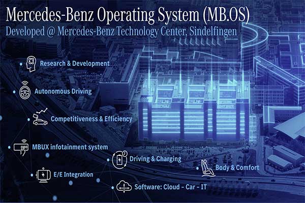 Mercedes-Benz Developing In-House Operating System For Their Cars