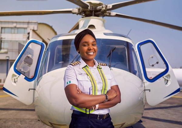 Meet Katsina State-born Caverton Helicopters’ First Female Pilot, Ruqayya Suleiman - autojosh