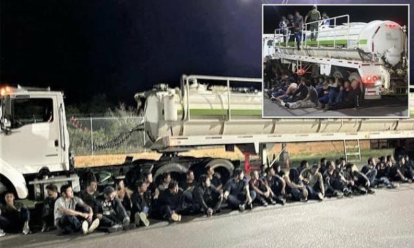 U.S Border Patrol Discover More 160 Undocumented Immigrants Stuffed Inside Tanker, Trailer - autojosh