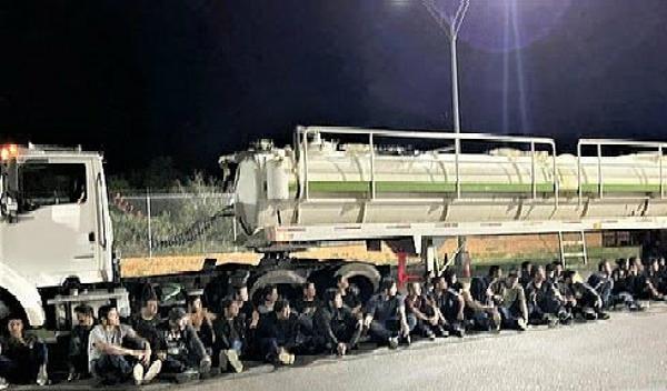 U.S Border Patrol Discover More 160 Undocumented Immigrants Stuffed Inside Tanker, Trailer - autojosh 