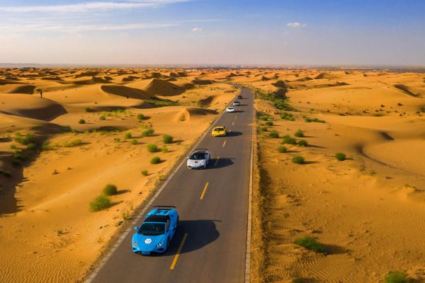 42 Lamborghini Customers Enjoy 500-Mile Desert Adventure Across Northwestern China - autojosh 
