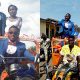 Ekiti OAP Shares Wedding Pictures, Rides In Style With Bride To Reception In A Motorcycle Truck - autojosh