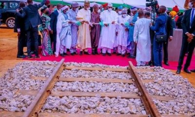 President Muhammadu Buhari Flags Off $1.2bn, 203.8km Kano-Kaduna Rail Project - autojosh