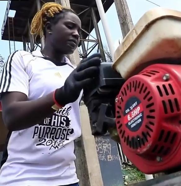 Edo Lady Returns From Italy, Now Makes N5k Per Day As Professional Female Vulcanizer - autojosh 