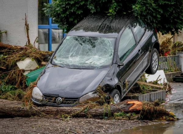 In Pictures : Flood From Heavy Downpour Sweeps Hundreds Of Cars Away In Germany, Kills 70, Many Missing - autojosh