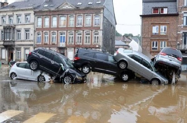 In Pictures : Flood From Heavy Downpour Sweeps Hundreds Of Cars Away In Germany, Kills 70, Many Missing - autojosh 