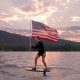 Mark Zuckerberg Celebrates July 4 Holding The US Flag While Surfing On His Expensive Electric Hydrofoil - autojosh