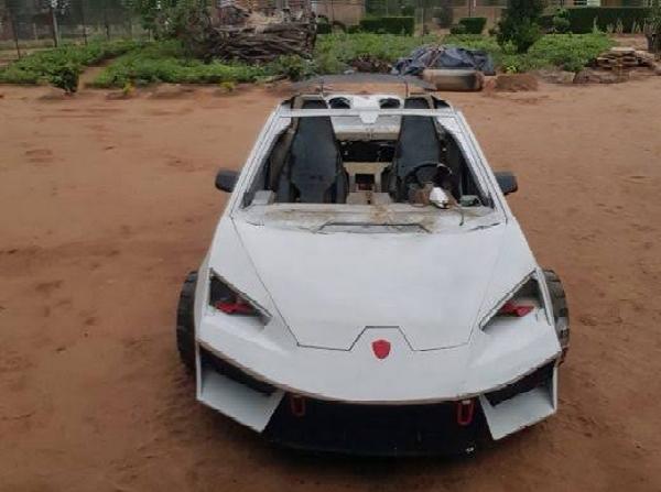 Meet 21-year-old Son Of Pepper Seller Who Spent 4 Years Building His Own Lamborghini - autojosh 