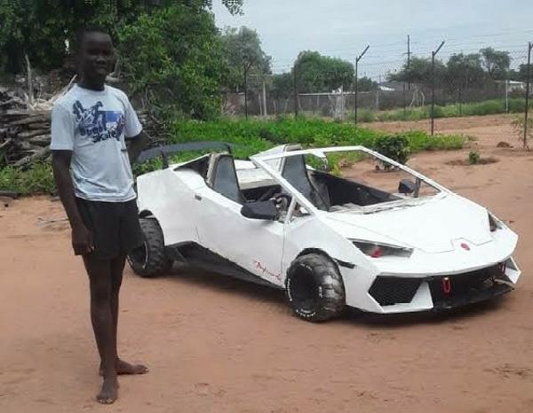 Meet 21-year-old Son Of Pepper Seller Who Spent 4 Years Building His Own Lamborghini - autojosh 