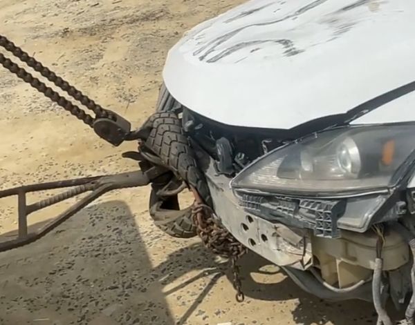 Instagram Comedian Oluwadolarz Thank Fans For Their Prayers After Crashing His Lexus In Lekki - autojosh